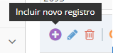 Incluindo novo registro