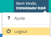 Botão logout